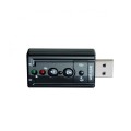 Astrum SC080 Sound Adapter USB Stereo 3D 7.1CH Black