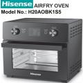 Hisense 20 Litre 1800w Digital Air Fryer Oven With Rotisserie- Countertop Multi-Purpose Cooking S...