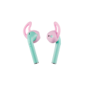 Bounce Buds Series True Wireless Earphones with Silicone Accessories - Green and Pink