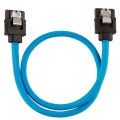 Corsair Premium Sleeved SATA 6Gbps 30cm Cable Blue
