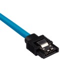 Corsair Premium Sleeved SATA 6Gbps 60cm Cable Blue
