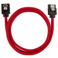 Corsair Premium Sleeved SATA 6Gbps 60cm Cable Red