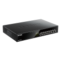 D-Link 8-Ports 10/100/1000Mbps Unmanaged Gigabit Switch (Metal Case; 8 x POE ports)