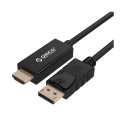 Orico Display Port to HDMI Cable 1.8m - Black