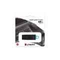 Kingston 64GB USB 3.2 Datatraveler Exodia Black and Teal