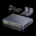 Cudy 16-Port Unmanaged PoE+ Switch - Rack Mount