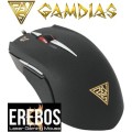 Gamdias Erebos GMS7510 Laser MOBA Gaming Mouse 3 Set Ambidextrous Adjustable Side PanelsWeight Syste