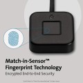 KENSINGTON VeriMark Desktop Fingerprint Key (Encrypted End-to-End Security with Match-in-Sensor Fing