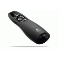Logitech Wireless Presenter R400 Red Laser Pointer  Up to 15 metre (2.4GHz) range  storable plug and