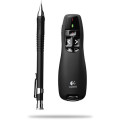 Logitech Wireless Presenter R400 Red Laser Pointer  Up to 15 metre (2.4GHz) range  storable plug and