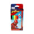 Spiderman 8 Primary Colour Fibre Markers Multi