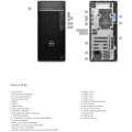 Dell Optiplex 7010 MT PC i7-13700 5.2GHz 8GB RAM 512GB SSD Intel HD Graphics
