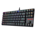 Redragon Keyboard Mechanical Aps RGB 10KLESS Tenkeyless Black - RD-K607-RGB