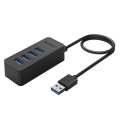Orico Hub USB 3.0 4xUSB 30cm Black