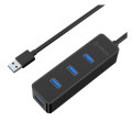 Orico 4 Port Hub USB3.0 - Black