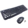 UniQue Wireless USB 104 Keys Standard US Layout Keyboard and Wireless 2 Button 1000 DPI Optical Mous