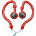 Geeko Innovate Hook On Ear Dynamic Stereo Earphones 1.2m Red