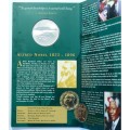 2009 Nelson Mandela Robben island 1oz proof Nobel Prize silver medallion