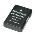 Smatree Nikon EN-EL14 Battery (2-Pack) + Battery Charger + Car Charger for Nikon D3100, D3200, D3300