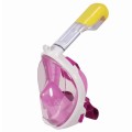 Full Face Snorkel Mask - Pink (Size: S/M)