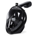 Full Face Snorkel Mask - Black (Size: L/XL)