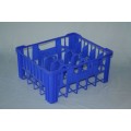 Formosa Blue Plastic Glass Crate