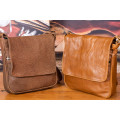 Cape Messenger Leather Crossbody Bag