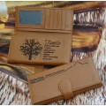 Ladies Genuine leather wallets  with personalized writing