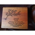 Personalized wooden box