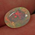 0.8ct Natural Faceted Ethiopian Welo Opal -5614