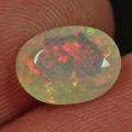 0.8ct Natural Faceted Ethiopian Welo Opal -5614