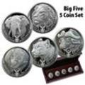 SEALED 2021 Prestige Proof Big 5 Silver coin set (5 x 1oz Silver coins) Limited to only 300 sets