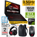 **DEMO GAMING MONSTER**AS NEW ASUS ROG 6th GEN i7, 16GB RAM, 1TB HDD+ nVIDIA GRAPHICS + FREEBIES!!!!