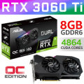 Asus GeForce RTX 3060 Ti OC Edition: 8GB GDDR6, High Clock Speeds, and Exceptional Performance!