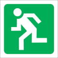 Running Man - Left Sign