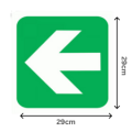 Green Arrow - Directional Sign Large