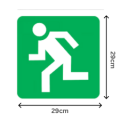 Running Man - Left Sign Large
