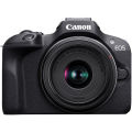 Canon EOS R100 with RF-S 18-45mm Lens + Bag + SD Card