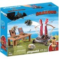 How to Train your Dragon: Gobber the Belch with Sheep Sling (Playmobil)