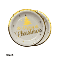 Merry Christmas Plates (9 Inch)
