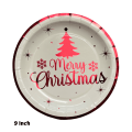 Merry Christmas Plates (9 Inch)