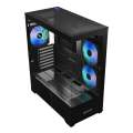 Raidmax I801 ATX|Micro-ATX|Mini-ITX|E-ATX ARGB Gaming Chassis - Black