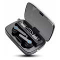 M19 Wireless Bluetooth In-Ear Earphones with LED Charging Box / Carry Case