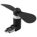 Portable Micro USB Fan (works with most Smart Phones with Micro USB) White