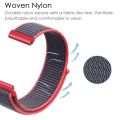 Fitbit Versa Woven Nylon Watch Strap -Red