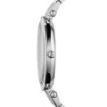 Michael Kors Women's Darci Three-Hand Analog Quartz Watch with Glitz Accents - Silver