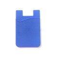 Credit Card Ultra-slim Self Adhesive Holder for Cellphones Light Blue
