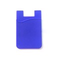 Credit Card Ultra-slim Self Adhesive Holder for Cellphones Royal Blue