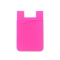 Credit Card Ultra-slim Self Adhesive Holder for Cellphones Pink