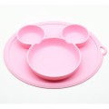 Silicone Plate for Baby Light Pink